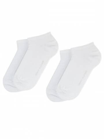 Tommy Hilfiger Набір з 2 пар низьких жіночих шкарпеток Basic Canoodle 343024001 Білий