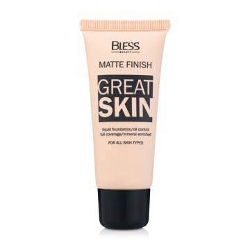 Тональный крем для лица Bless Beauty Great Skin Matte Finish 03 Natural, 30 мл Тональный крем для лица Bless Beauty Great Skin Matte Finish 03 Natural, 30 мл