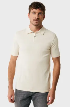 Мужское белое поло GIUSEPPE Premium knit polo Белый XL Mexx MF006601751M