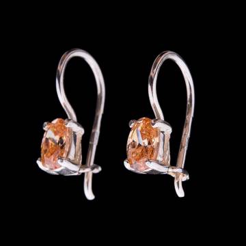 Серебряные серьги (фианиты) 121555 Серебряные серьги (фианиты) 121555