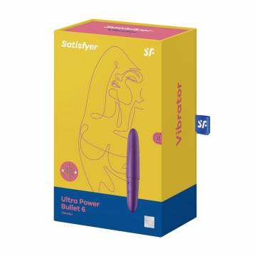 Вибропуля Satisfyer Ultra Power Bullet 6 Vibrator фиолетовая, 1 шт Вибропуля Satisfyer Ultra Power Bullet 6 Vibrator фиолетовая, 1 шт