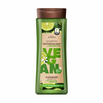 Очищяющий шампунь Joanna Vegan Cleansing Shampoo with Bergamot для жирных волос, 300 мл Очищяющий шампунь Joanna Vegan Cleansing Shampoo with Bergamot для жирных волос, 300 мл