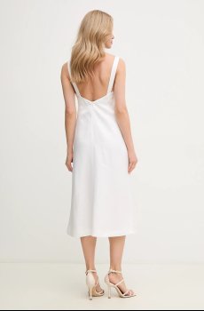 Платье с примесью шелка BOSS