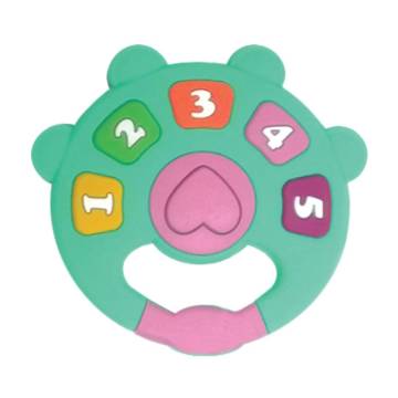 Детская игрушка-прорезыватель для зубов Lindo зеленый, от 3 месяцев (LI 327) Детская игрушка-прорезыватель для зубов Lindo зеленый, от 3 месяцев (LI 327)