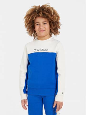 Calvin Klein Jeans Світшот Color Block IB0IB01866 Голубий Regular Fit Calvin Klein Jeans Світшот Color Block IB0IB01866 Голубий Regular Fit