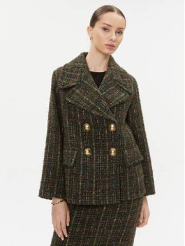 Luisa Spagnoli Демісезонний плащ Scellino 540182 Хакі Regular Fit Luisa Spagnoli Демісезонний плащ Scellino 540182 Хакі Regular Fit