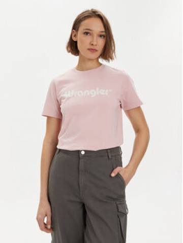 Wrangler Футболка 112350309 Рожевий Regular Fit Wrangler Футболка 112350309 Рожевий Regular Fit