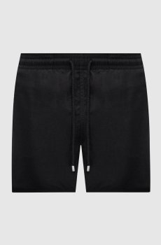 Черные шорты для плавания с нашивкой