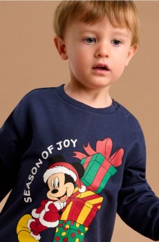 Світшот crewneck Mickey Mouse - темно-синій