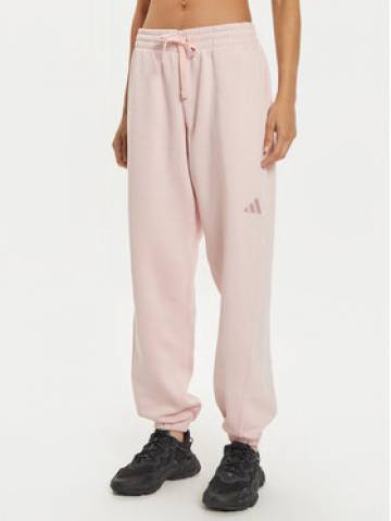 adidas Спортивні штани ALL SZN Fleece IY6777 Рожевий Loose Fit adidas Спортивні штани ALL SZN Fleece IY6777 Рожевий Loose Fit
