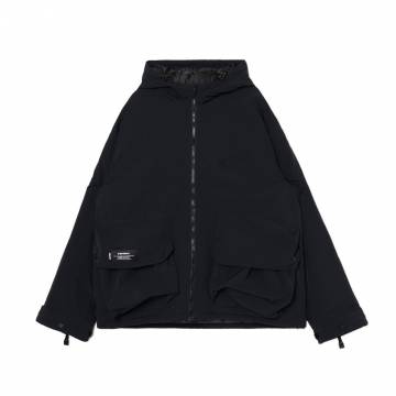 Cropp - Чорна куртка з капюшоном - чорний Cropp - Чорна куртка з капюшоном - чорний