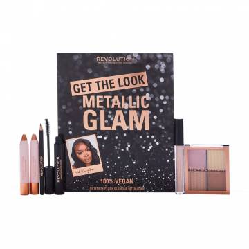 Набор для макияжа лица Makeup Revolution Get The Look: Metallic Glam, 6 продуктов Набор для макияжа лица Makeup Revolution Get The Look: Metallic Glam, 6 продуктов