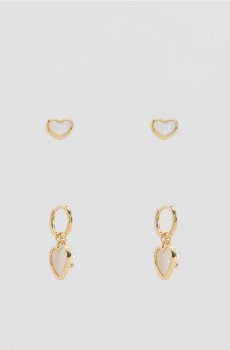 Reserved - EARRINGS - білий - 924IC-00X