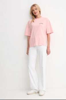 Хлопковая футболка Barbour CLAYDON