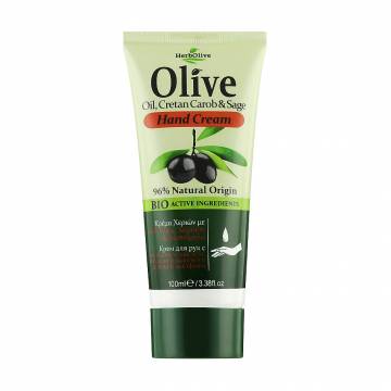Крем для рук Madis HerbOlive Olive Oil, Carob & Sage Hand Cream с рожковым деревом и шалфеем, 100 мл Крем для рук Madis HerbOlive Olive Oil, Carob & Sage Hand Cream с рожковым деревом и шалфеем, 100 мл