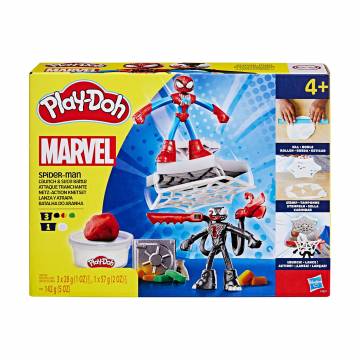 Набор для лепки Play-Doh Spider-Man Человек-паук, от 4 лет, 12 деталей (F9827) Набор для лепки Play-Doh Spider-Man Человек-паук, от 4 лет, 12 деталей (F9827)