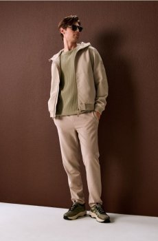 Джогери з трикотажу ottoman - бежевий