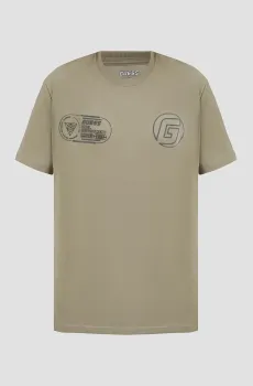 Мужская оливковая футболка Оливковый L Guess Z5RI05.I3Z14;G855