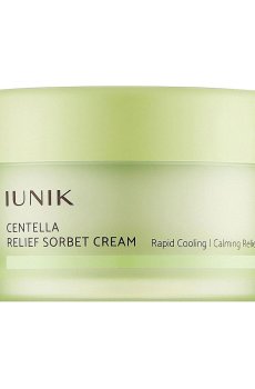 Успокаивающий сорбет-крем для лица IUNIK Centella Relief Sorbet Cream с центеллой, 50 мл