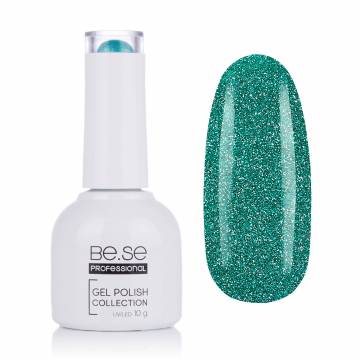 Уценка! Гель-лак для ногтей Be.Se Professional Gel Polish Collection Diamond 58 Светоотражающий, зеленый, 10 г Уценка! Гель-лак для ногтей Be.Se Professional Gel Polish Collection Diamond 58 Светоотражающий, зеленый, 10 г