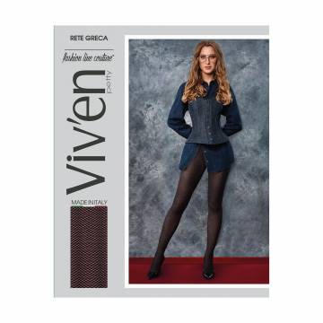 Колготки женские Viven petty Rete Greco, 60 ден, синие, размер 2 Колготки женские Viven petty Rete Greco, 60 ден, синие, размер 2
