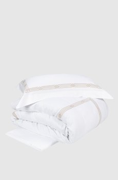 Белый комплект постельного белья SERBELLONI