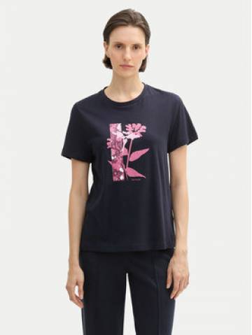 Tom Tailor Футболка 1043104 Cиній Regular Fit Tom Tailor Футболка 1043104 Cиній Regular Fit