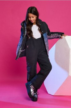 Штани з підтяжками - чорний