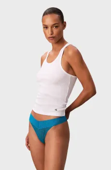 Женские бирюзовые трусики RISE Бирюзовый XS Calvin Klein LV00QD5282