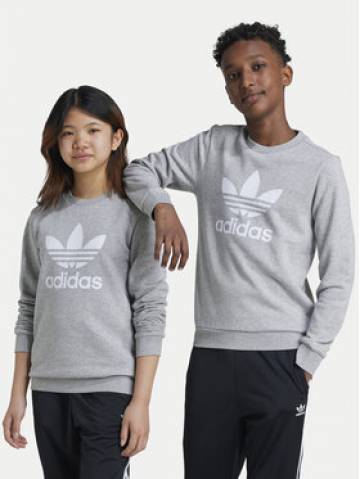 adidas Світшот Trefoil IY7436 Сірий Regular Fit adidas Світшот Trefoil IY7436 Сірий Regular Fit