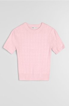 Светр-блузка - пастельний рожевий