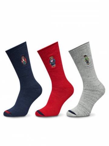 Polo Ralph Lauren Набір 3 пар високих чоловічих шкарпеток 449958862001 Кольоровий Polo Ralph Lauren Набір 3 пар високих чоловічих шкарпеток 449958862001 Кольоровий