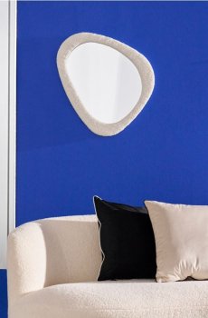 Підвісне дзеркало - кремовий