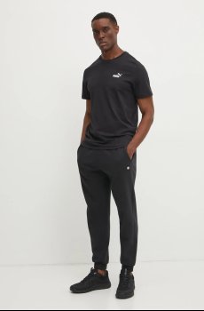 Хлопковая футболка Puma Essential Logo