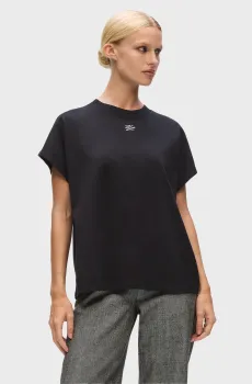 Женская черная футболка autograph Черный S Karl Lagerfeld A4W17039