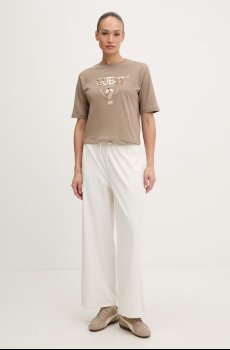 Хлопковая футболка Guess AURLIE