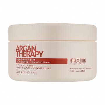 Питательная маска Maxima Professional Argan Therapy Nourishing Mask для сухих и тусклых волос, 500 мл Питательная маска Maxima Professional Argan Therapy Nourishing Mask для сухих и тусклых волос, 500 мл