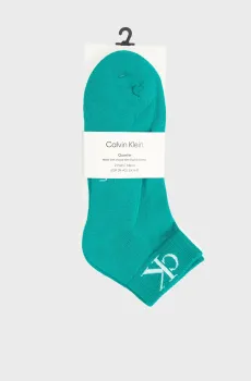 Мужские носки (2 пары) QUARTER MONOGRAM Разноцветный 39-42 Calvin Klein 701228805
