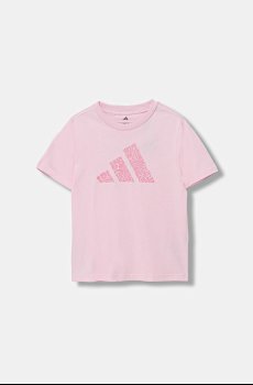 Детская хлопковая футболка adidas