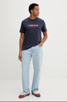 Хлопковая футболка Guess Jeans