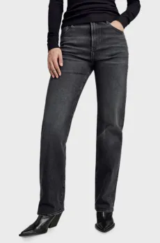 Женские черные джинсы Viktoria High Straight Черный 25-32 G-Star RAW D23959,B479