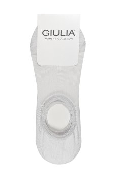 Носки женские Giulia WS0 Cristal 001, низкие, белые, размер 36-38
