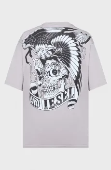 Мужская серая футболка MAGLIETTA Серый XXL Diesel A20790 0AIJU