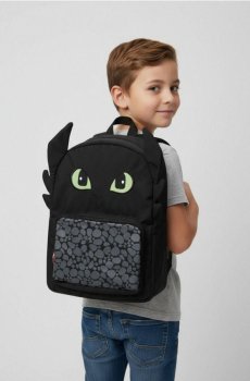 Рюкзак How to train Your Dragon - чорний