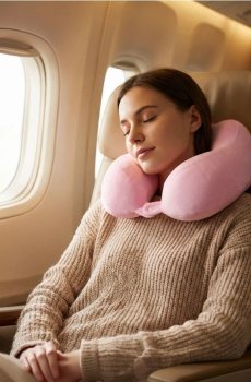 Подушка для шиї - рожевий