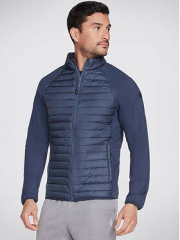 Skechers Демісезонна куртка Goshield Hybrid Jacket JA23 Cиній Regular Fit Skechers Демісезонна куртка Goshield Hybrid Jacket JA23 Cиній Regular Fit