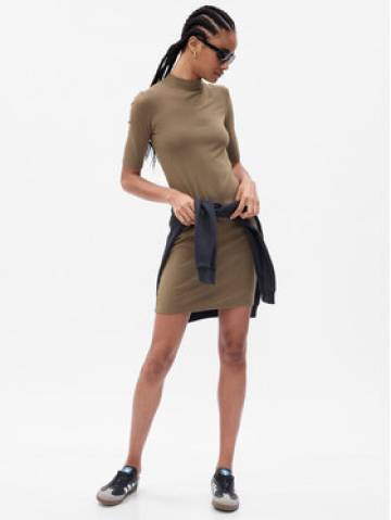 Gap Трикотажна сукня 792860-00 Коричневий Slim Fit Gap Трикотажна сукня 792860-00 Коричневий Slim Fit