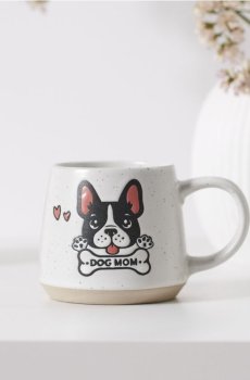 Чашка з принтом - білий