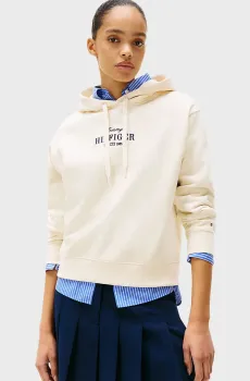 Женское белое худи REG HILFIGER Белый L Tommy Hilfiger WW0WW45528