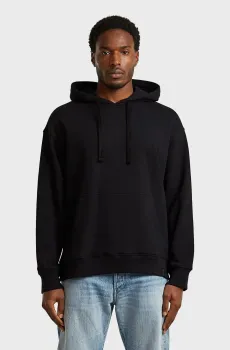 Мужское черное худи relaxed Черный S G-Star RAW D29293,D395